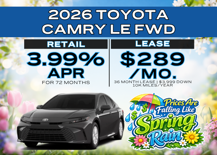 2026 TOYOTA CAMRY LE