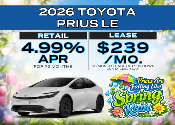 2026 TOYOTA PRIUS LE