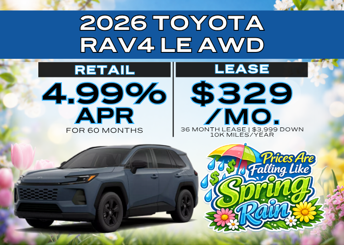 2026 TOYOTA RAV4 LE AWD