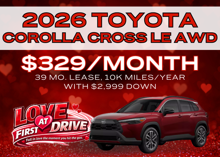 2026 Toyota Corolla Cross LE AWD