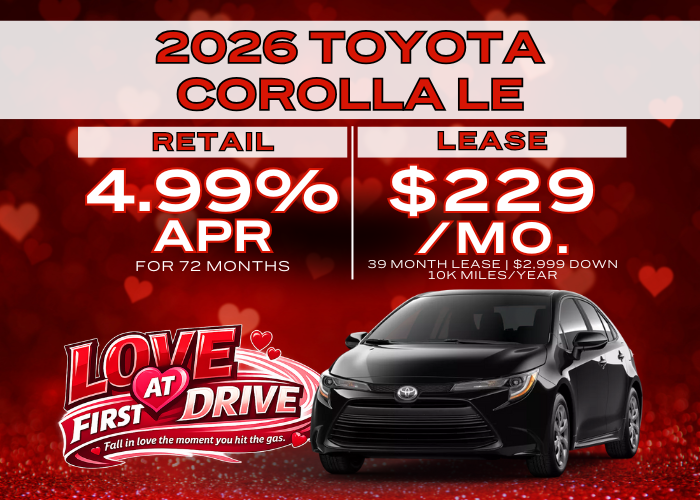 2026 TOYOTA COROLLA LE