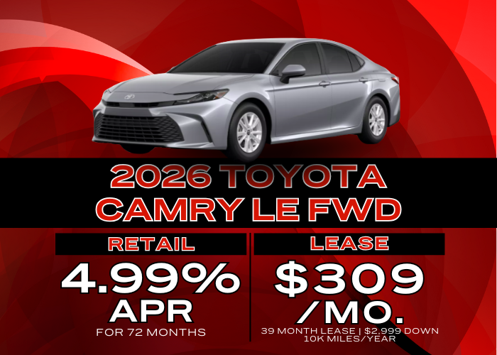 2026 TOYOTA CAMRY LE