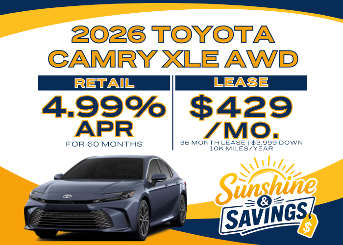 2026 TOYOTA CAMRY XLE