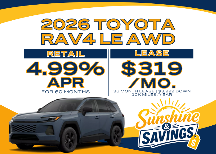 2026 TOYOTA RAV4 LE AWD