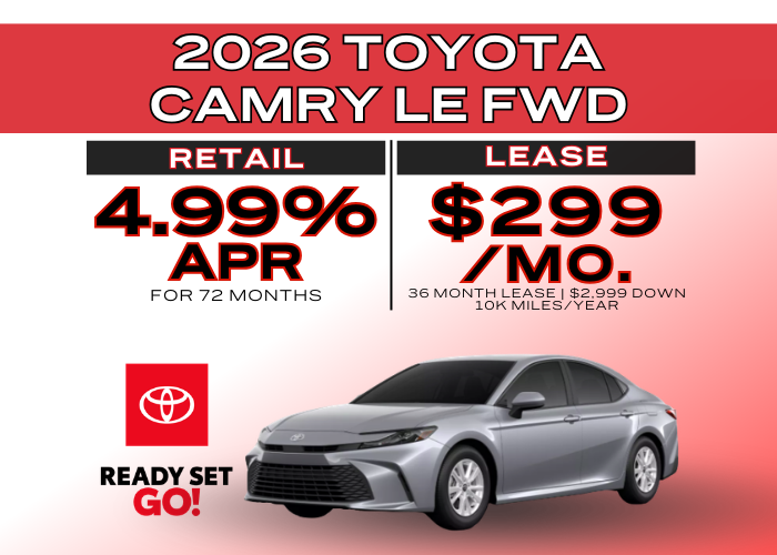2026 TOYOTA CAMRY LE