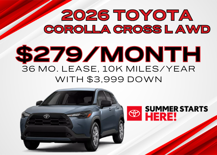 2026 Toyota Corolla Cross L AWD