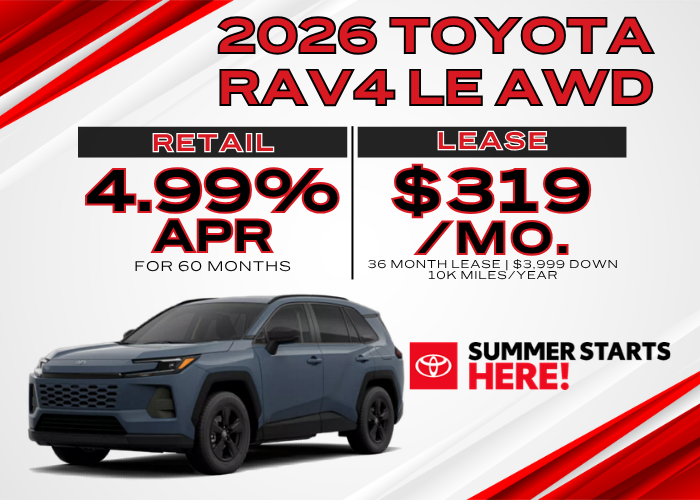 2026 TOYOTA RAV4 LE AWD
